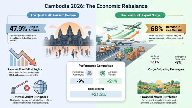Fewer Visitors, More Cargo