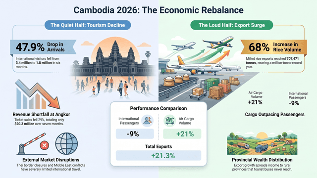 Fewer Visitors, More Cargo